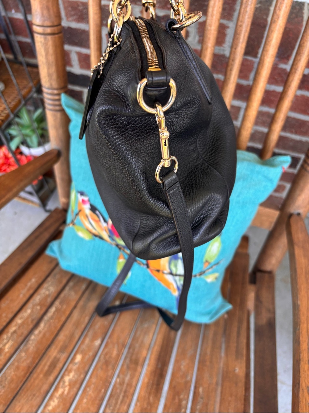 Authentic coach, small Kelsey satchel black - Picture 4 of 11